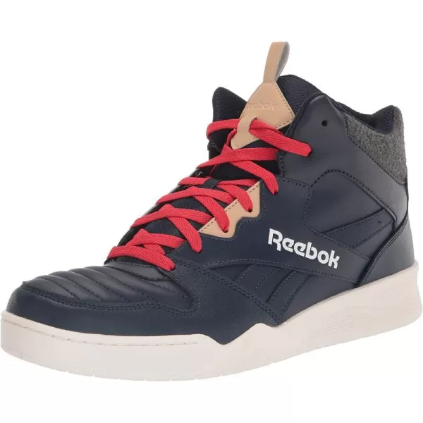 imageReebok Mens Bb4500 Hi 2 SneakerVector NavyVector RedSahara