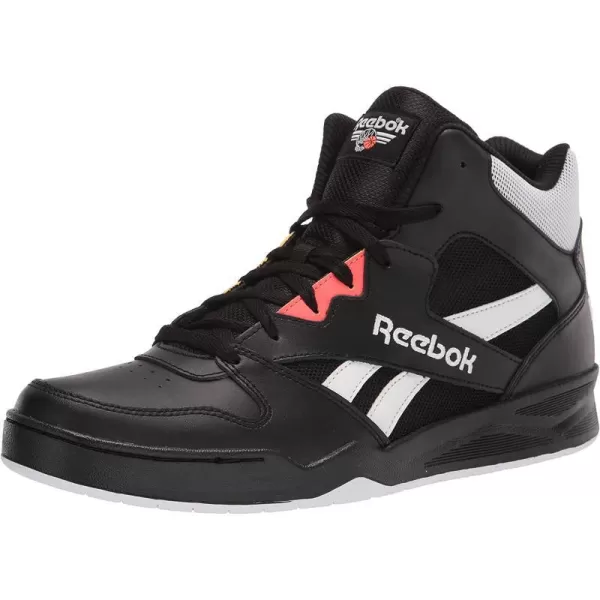 imageReebok Mens Bb4500 Hi 2 SneakerWhiteCobaltInstinctive Red