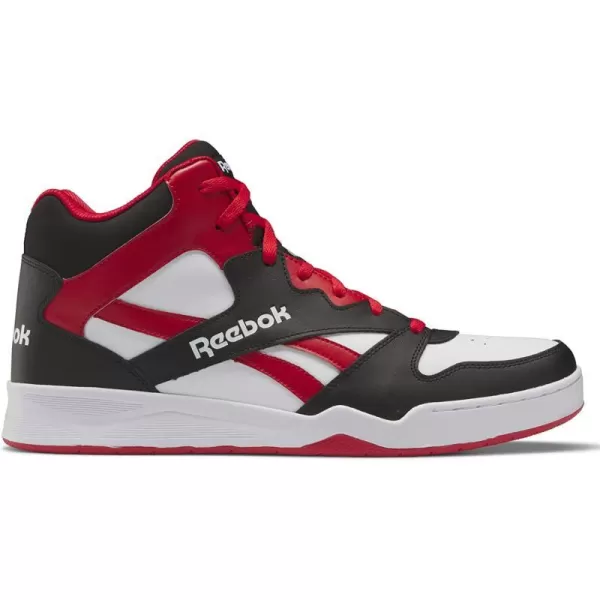 imageReebok Mens Bb4500 Hi 2 SneakerWhiteVector RedBlack