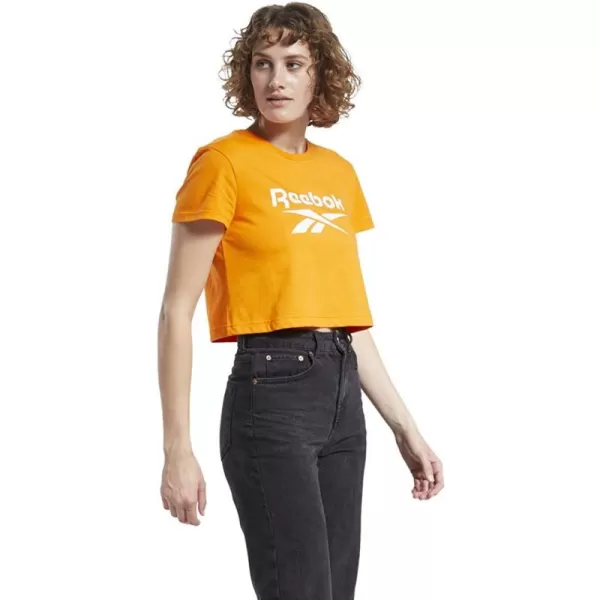 imageReebok Mens Big Logo Tee in High Vis Orange