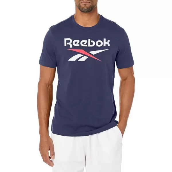 imageReebok Mens Big Logo TeeVector Navy