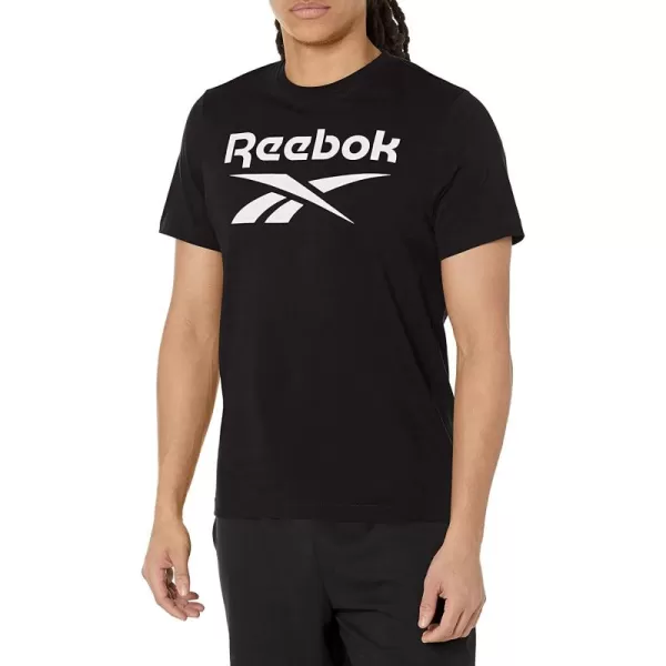 imageReebok Mens Black Big Logo Tee