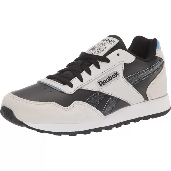 imageReebok Mens Classic Harman Run SneakerBlackArmy GreenWhite