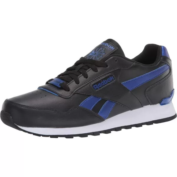 imageReebok Mens Classic Harman Run SneakerBlackCobaltWhite