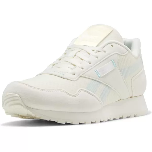 imageReebok Mens Classic Harman Run SneakerClassic WhiteCrystal BlueChalk