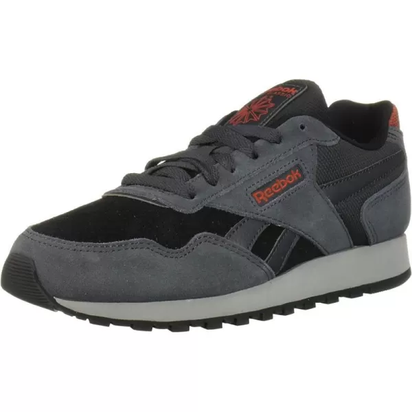 imageReebok Mens Classic Harman Run SneakerCold GreyBlackRedGrey