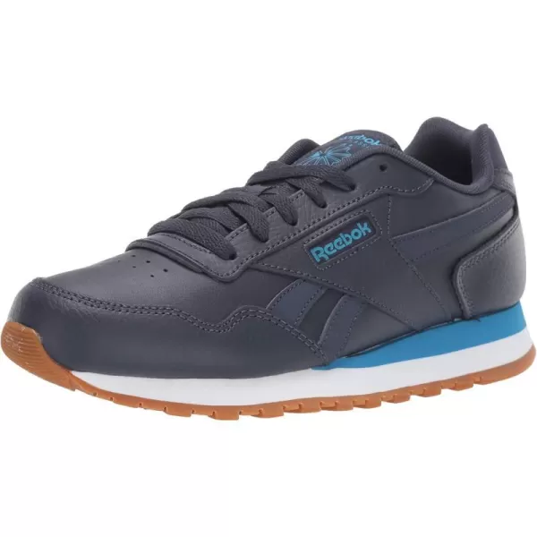 imageReebok Mens Classic Harman Run SneakerHeritage NavyCyanWhite