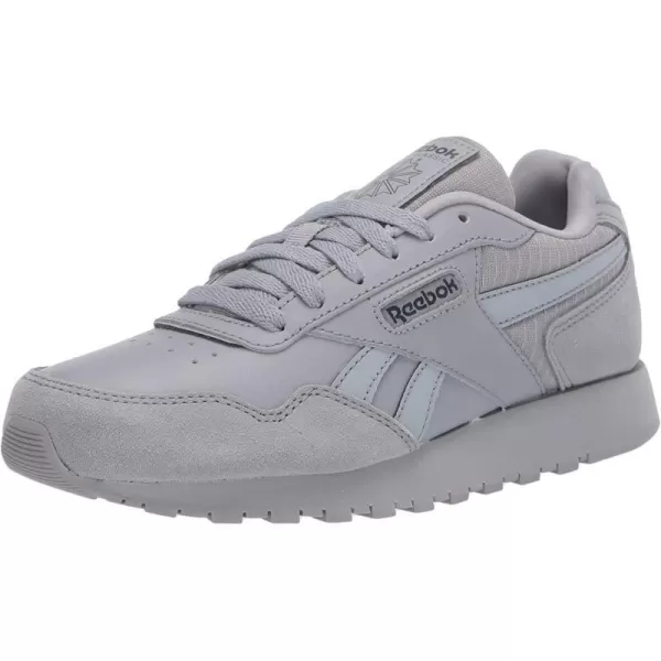 imageReebok Mens Classic Harman Run SneakerPure GreyCollegiate Navy