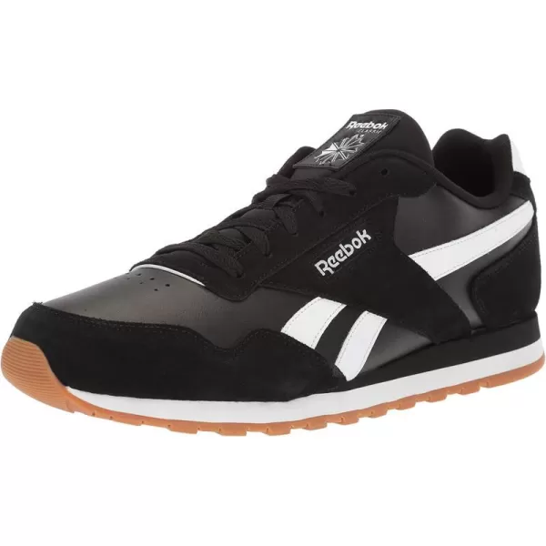 imageReebok Mens Classic Harman Run SneakerUsblackWhiteGum