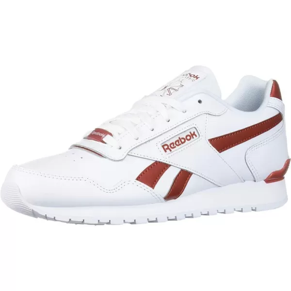 imageReebok Mens Classic Harman Run SneakerWhiteMason Red