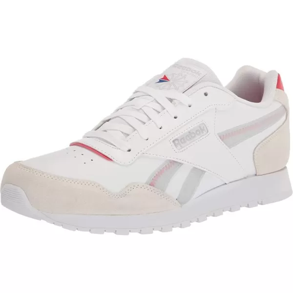 imageReebok Mens Classic Harman Run SneakerWhiteVector RedCold Grey