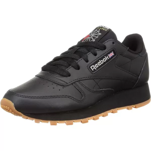 imageReebok Mens Classic Leather Sneaker  Core Black Pure Grey 5