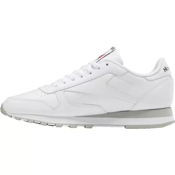 imageReebok Mens Classic Leather Sneaker  Ftwr White Pure Grey 3 Pure Grey 7