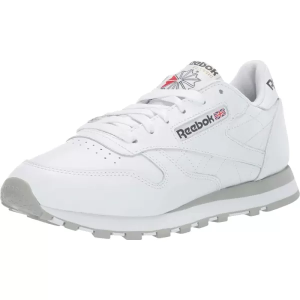 imageReebok Mens Classic Leather Sneaker  US White