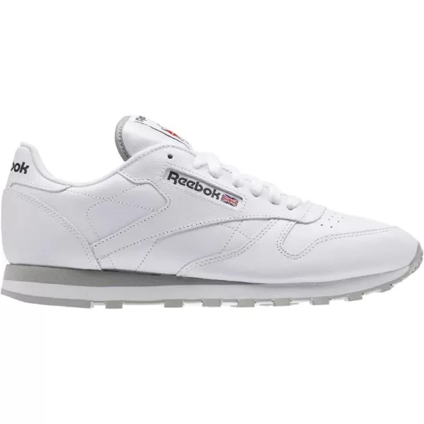 imageReebok Mens Classic Leather Sneaker  WhiteGrey