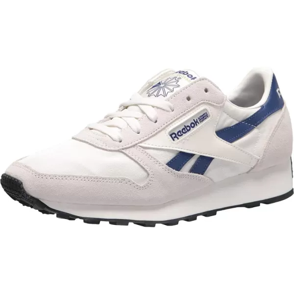 imageReebok Mens Classic Leather Sneaker in Chalk Cobalt and Black