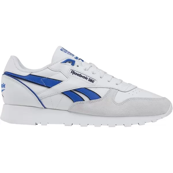 imageReebok Mens Classic Leather Sneaker in Chalk Vector Blue and Vector Navy