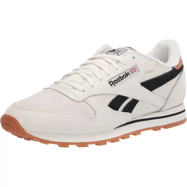 imageReebok Mens Classic Leather Sneaker in ChalkBlack