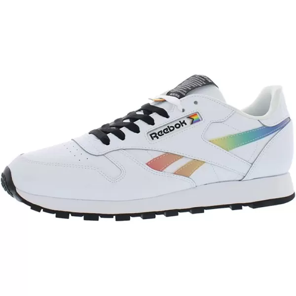 imageReebok Mens Classic Leather Sneaker in Pride White and Black