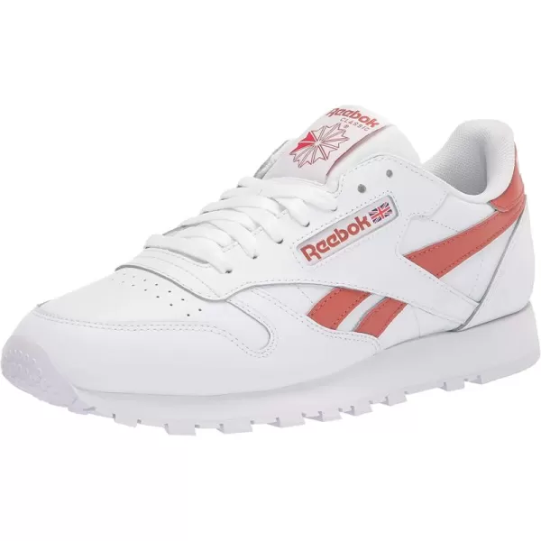 imageReebok Mens Classic Leather Sneaker in White Baked Earth and Vector Red