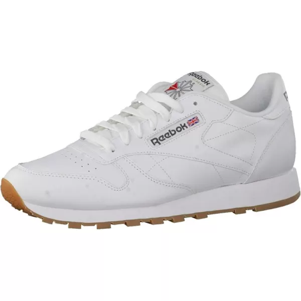 imageReebok Mens Classic Leather Sneaker in WhiteGum 2