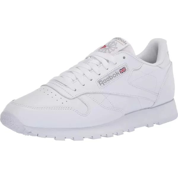 imageReebok Mens Classic Leather Sneaker in WhiteWhiteLight Grey