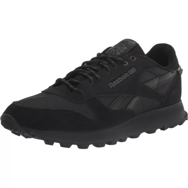 imageReebok Mens Classic Leather SneakersBlackPure Grey