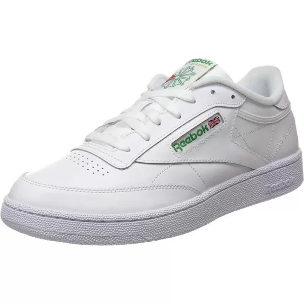 imageReebok Mens Club C 85 Sneaker  IntwhiteGreen