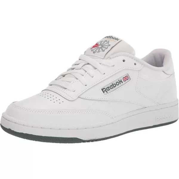 imageReebok Mens Club C 85 Sneaker  WhiteChalk Green