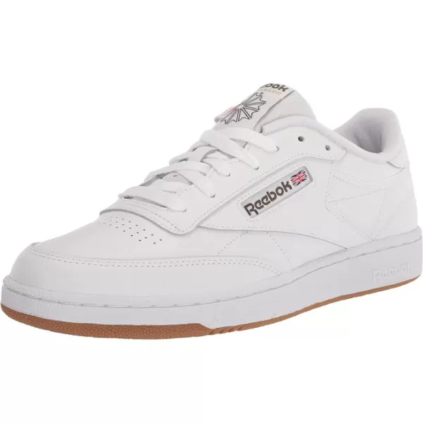 imageReebok Mens Club C 85 Sneaker White  Army Green  Reebok Lee