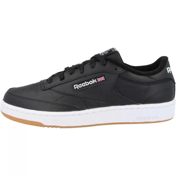 imageReebok Mens Club C 85 Sneaker in Black and White