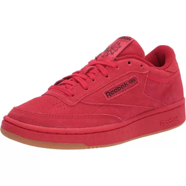 imageReebok Mens Club C 85 Sneaker in Vector RedBlackReebok Lee