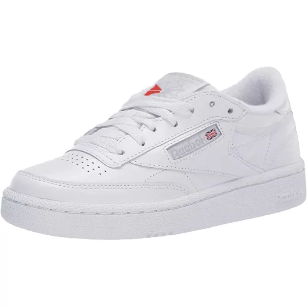 imageReebok Mens Club C 85 Sneaker in White and Sheer Grey