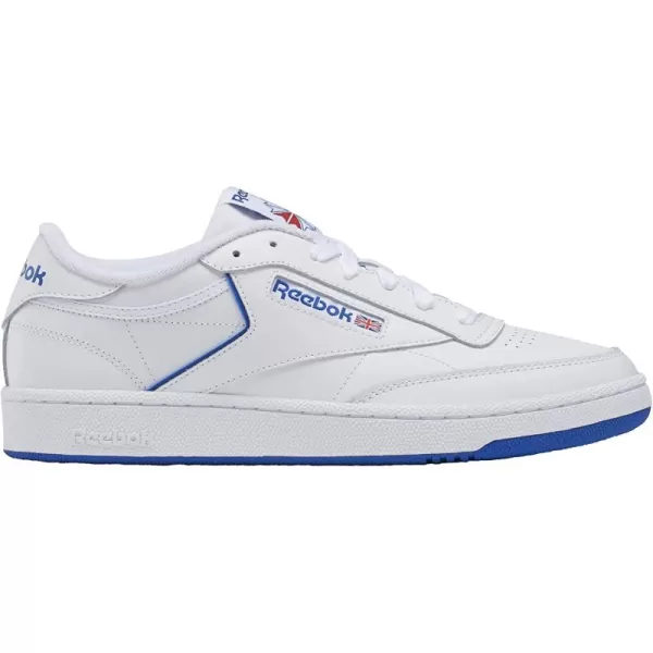 imageReebok Mens Club C 85 Sneaker in White and Vector Blue