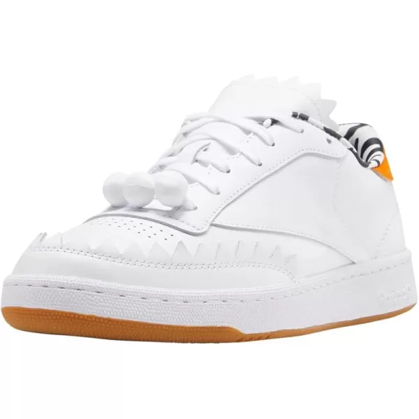 imageReebok Mens Club C 85 Vegan SneakersFtwwhiteBlackTheora