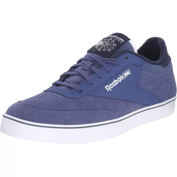 imageReebok Mens Club C Sneaker  Midnight BlueWhiteColle