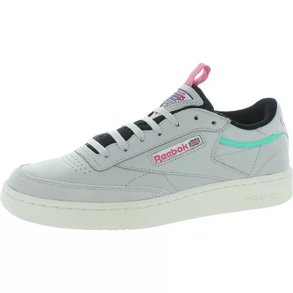 imageReebok Mens Club C Sneaker  Skull GreyBright Emerald