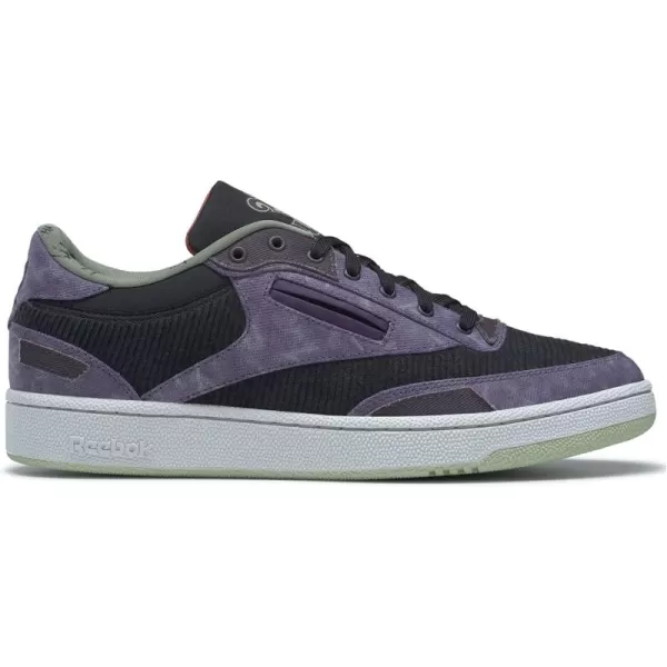 imageReebok Mens Club C Sneaker Purple ShadeSpirit White