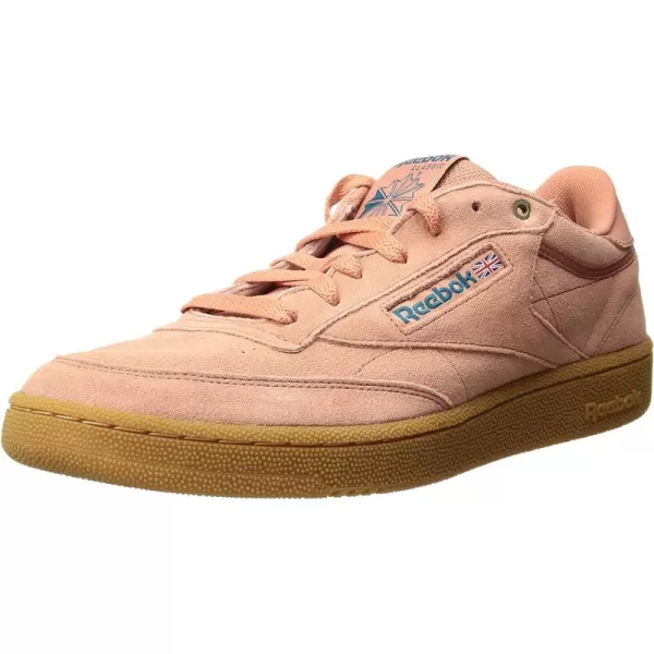 imageReebok Mens Club C Sneaker in Apricot Teal and Gum