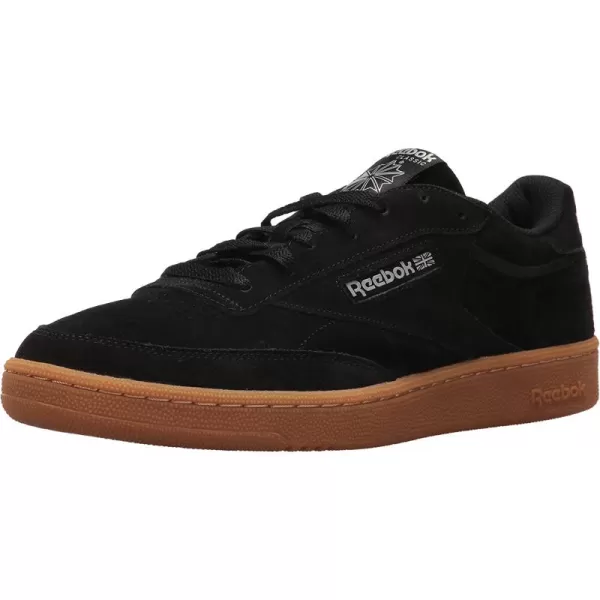 imageReebok Mens Club C Sneaker in BlackSkull Greygum