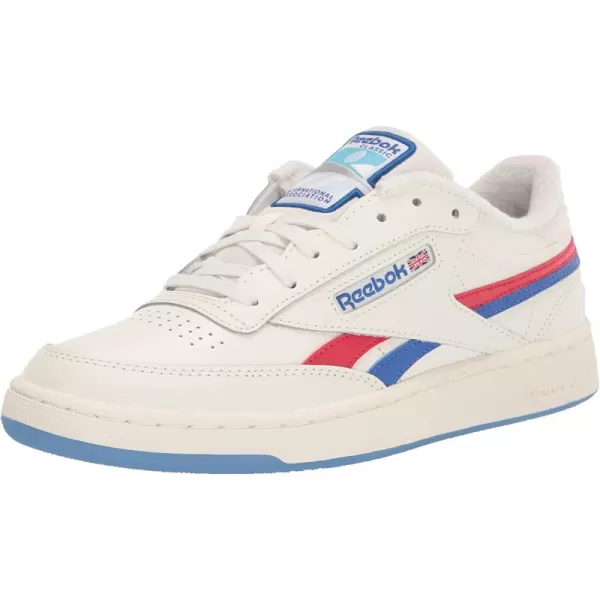 imageReebok Mens Club C Sneaker in ChalkVector RedCourt Blue