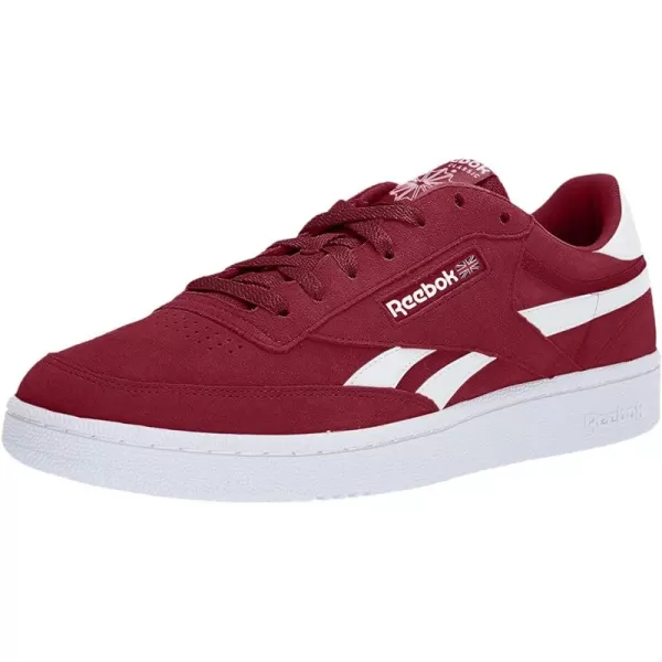 imageReebok Mens Club C Sneaker in Collegiate Burgundy and White