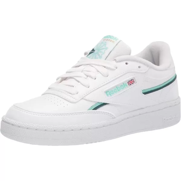 imageReebok Mens Club C Sneaker in Ftwr WhiteHint MintMidnight Pine