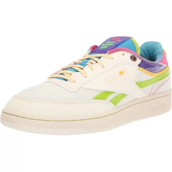 imageReebok Mens Club C Sneaker in Jelly Belly Cream White Sonic Green and Radiant Aqua