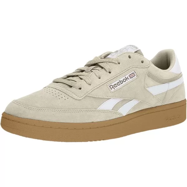 imageReebok Mens Club C Sneaker in Light Sand Sand Beige and White