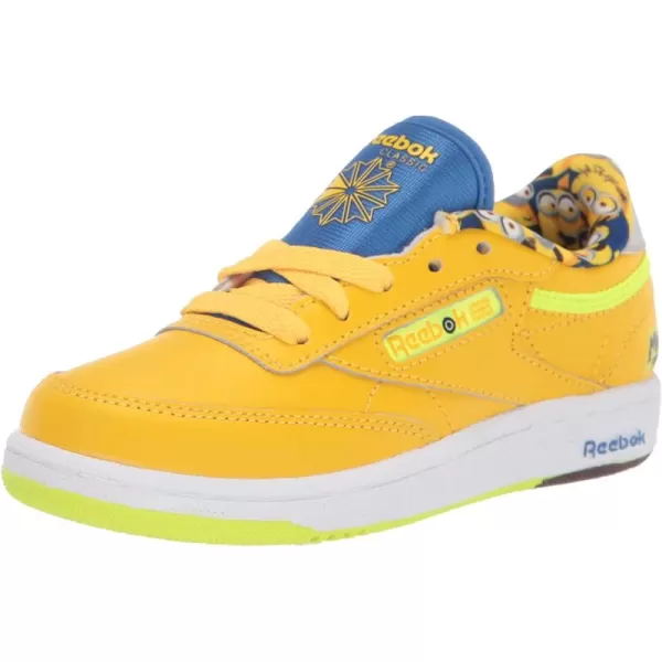 imageReebok Mens Club C Sneaker in Primal YellowHumble BlueSilver Metallic