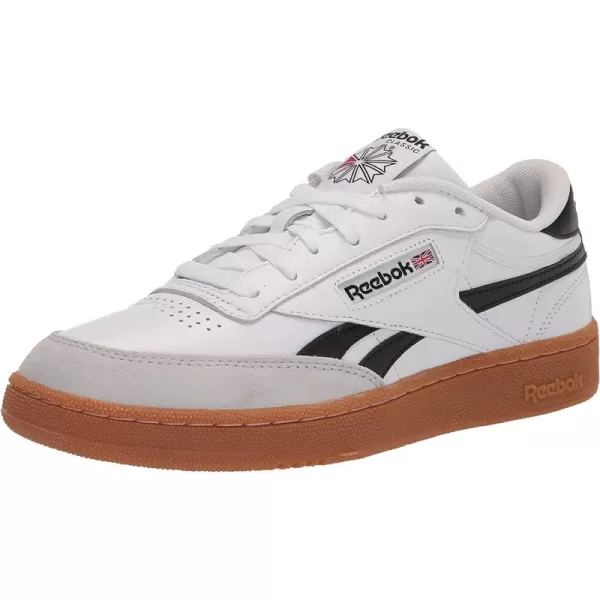 imageReebok Mens Club C Sneaker in White Black and Vector Red