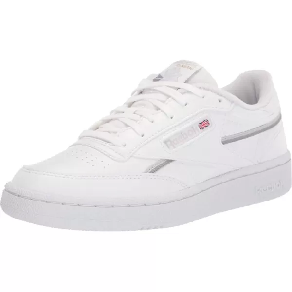 imageReebok Mens Club C Sneaker in White and Pure Grey