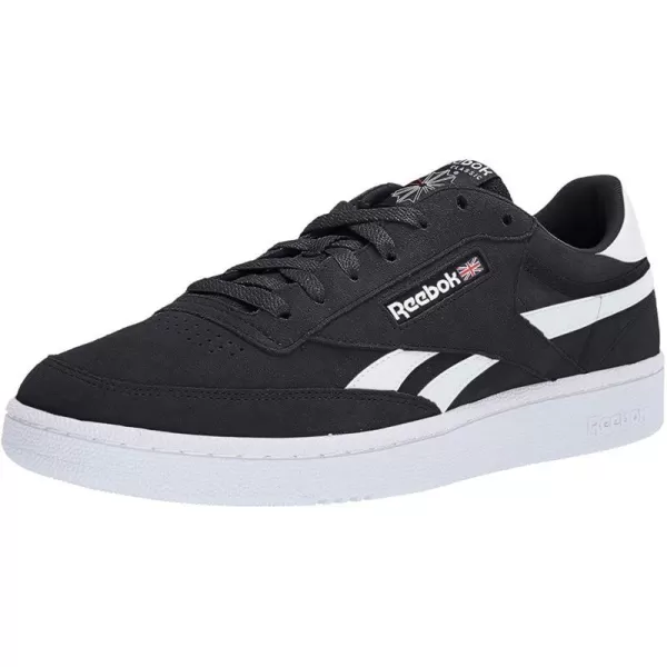 imageReebok Mens Club C SneakerBlackWhite 1779