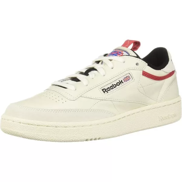 imageReebok Mens Club C SneakerChalkCoalChrysanthemum